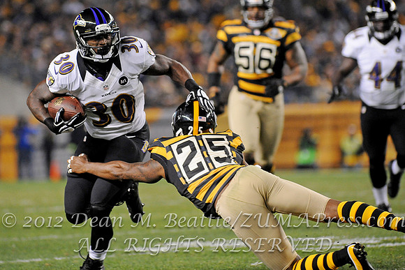 NFL 2012 - Ravens defeat Steelers 13-10