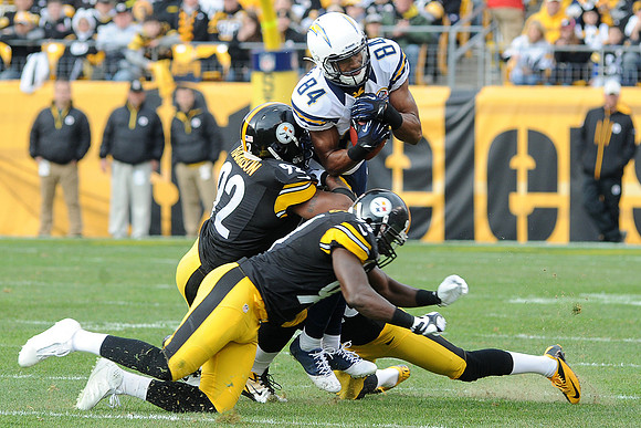 NFL 2012 - Chargers defeat Steelers 34-24
