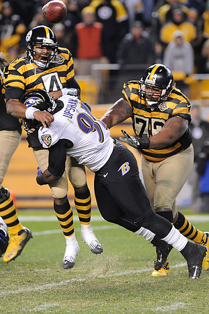 NFL 2012 - Ravens defeat Steelers 13-10