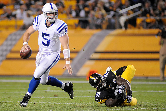 NFL 2012 - Indianapolis Colts loose to the  Pittsburgh Steelers 26-24
