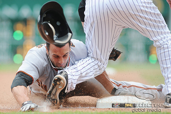 MLB: Giants at Pirates